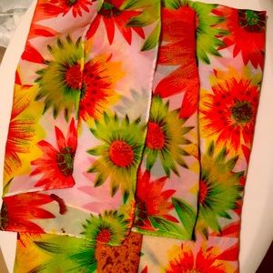 Scarf for around neck, head, tie onto purse